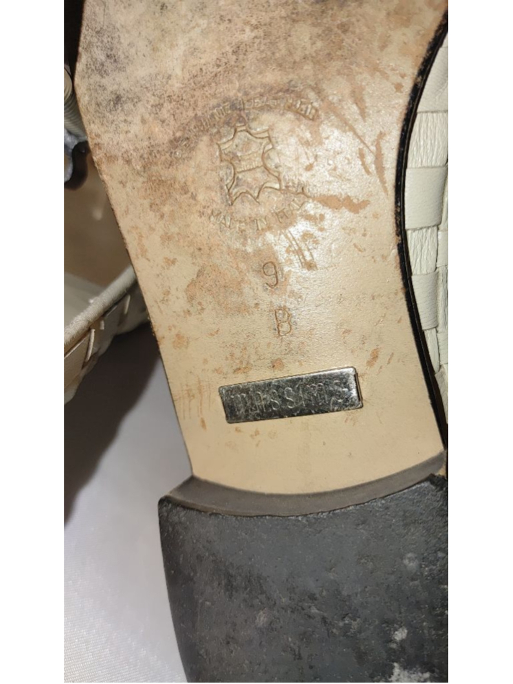 Massimo Dutti Woven Leather Slip Ons Size 9B - Picture 8 of 8